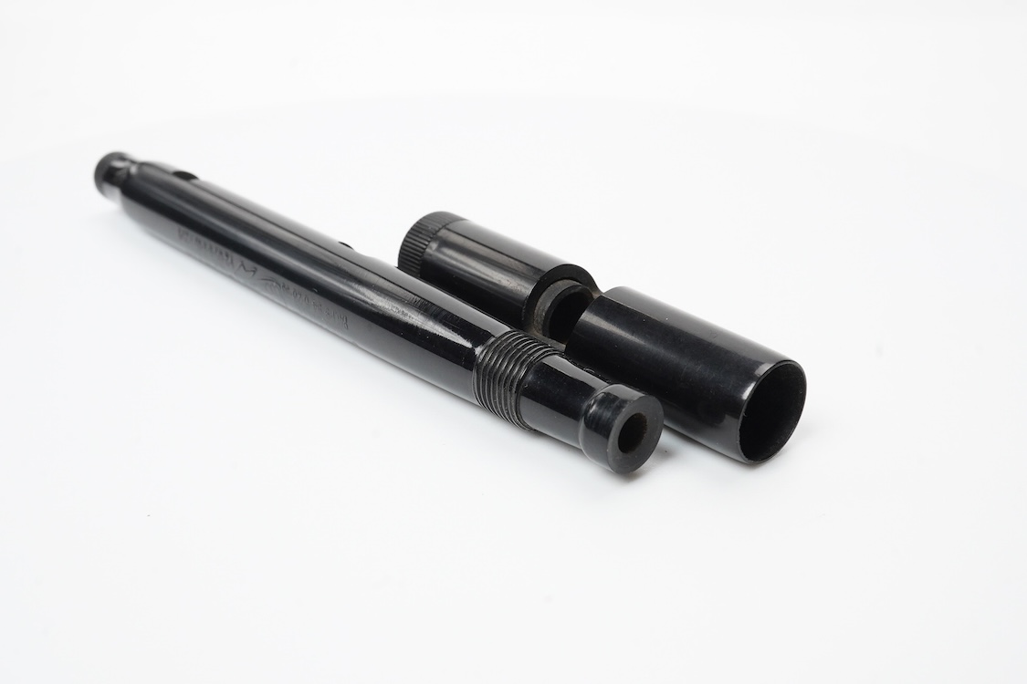 A rare Parker Lucky curve Jacknife safety 'cutaway' demonstrator (no nib or feed which is correct)